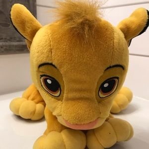 Vintage 2003 The Lion King Simba Plush Talking Stuffed Animal 12”